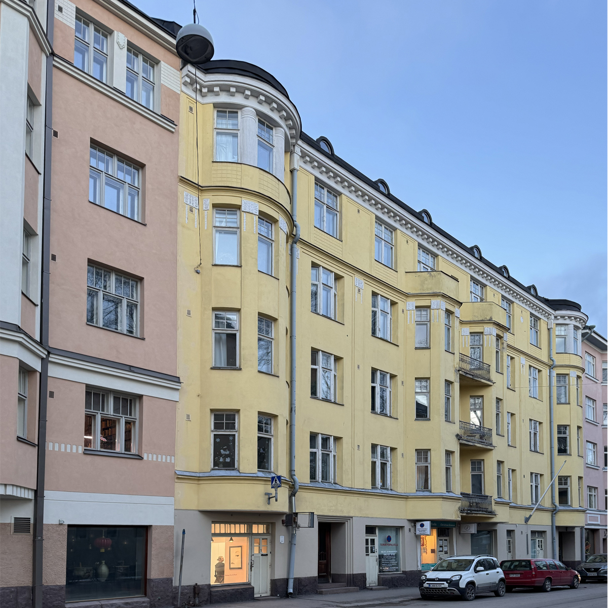 Lapinlahdenkatu 27 julkisivutyön uutiskuva